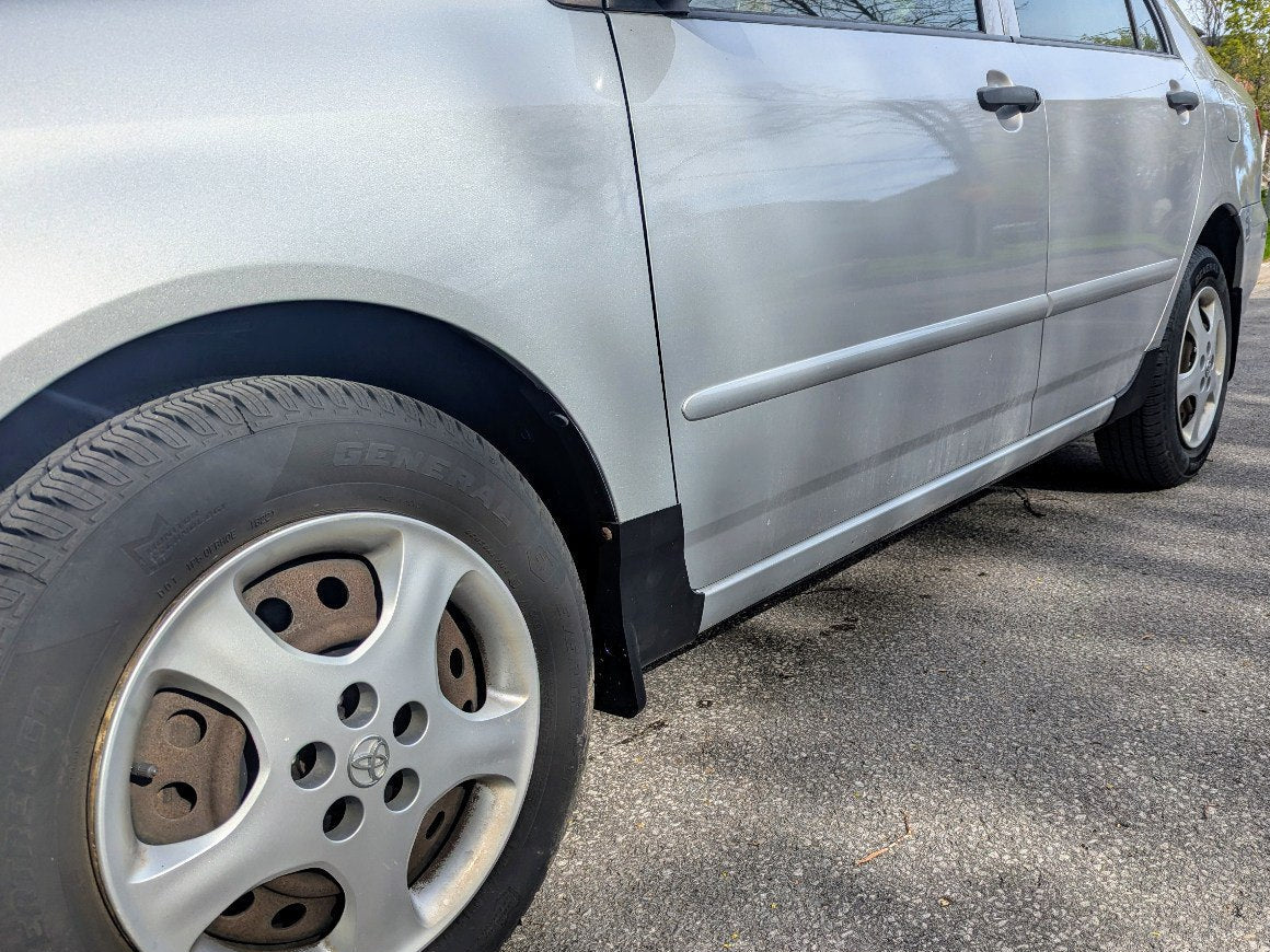 2003-2008 Toyota Corolla Mudflaps / Rocker Guards